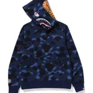 Color Camo Shark Pullover