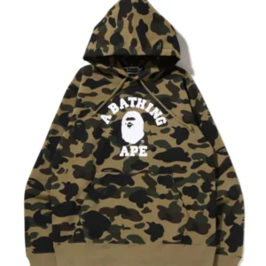 1st Camo College Pullover Hoodie
