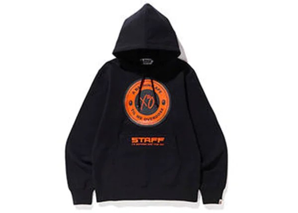 BAPE x XO Asia Staff Busy Works Pullover Hoodie