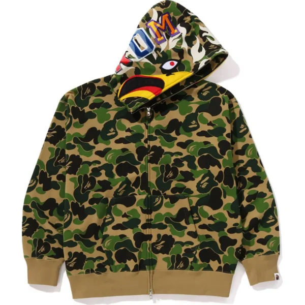 Bape X Readymade ABC Camo Eagle Relaxed Fit Full Zip Hoodie