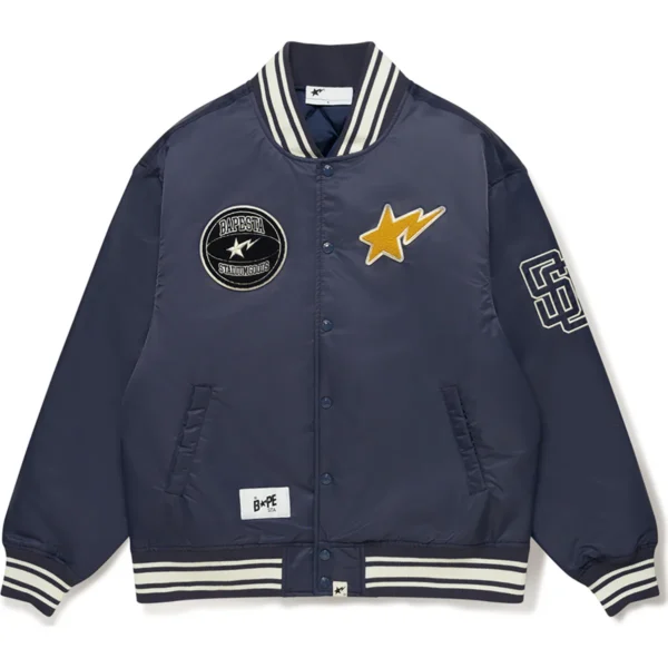 BAPE X STADIUM GOODS VARSITY JACKET MENS